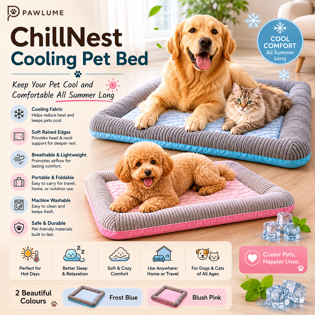 Pawlume ChillNest Cooling Pet Bed