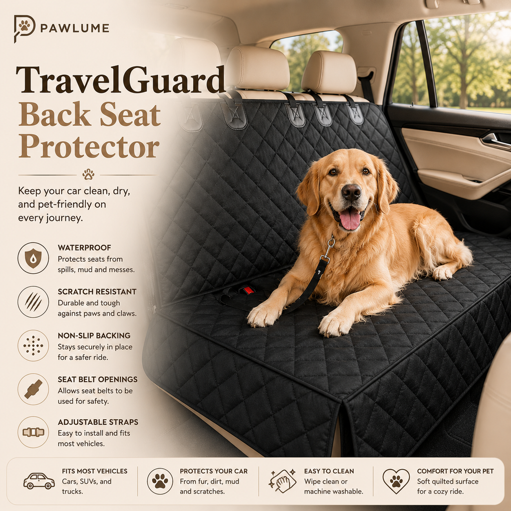 Pawlume TravelGuard Back Seat Protector