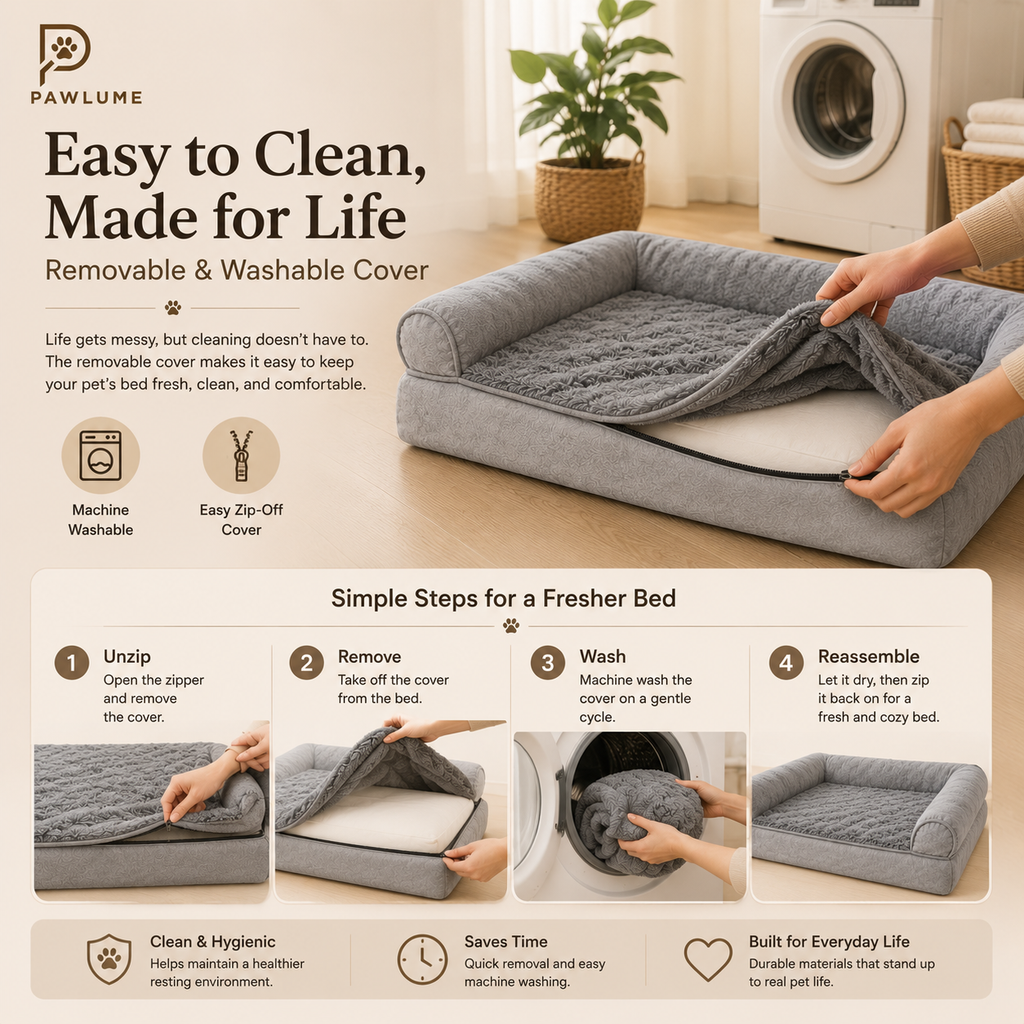 Pawlume CloudRest Orthopedic Lounger Bed