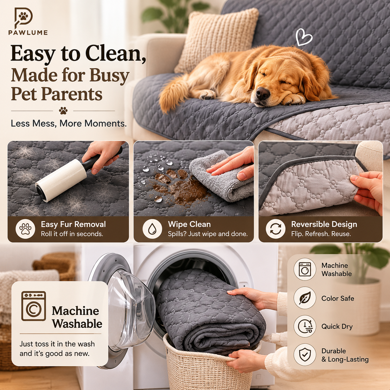 Pawlume ShieldGuard Waterproof Furniture Cover