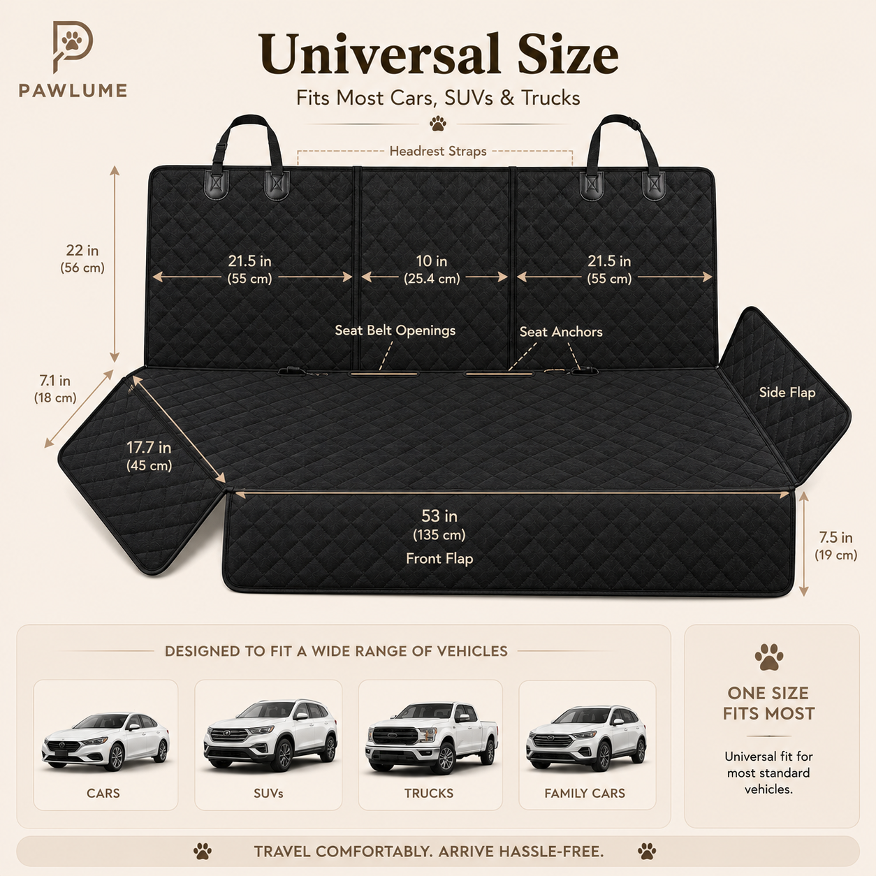 Pawlume TravelGuard Back Seat Protector