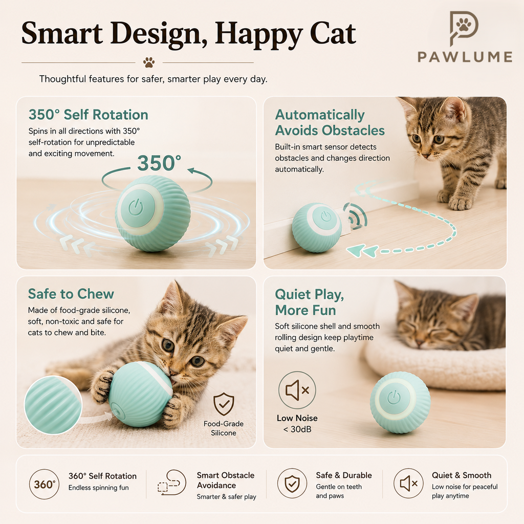 Pawlume Zoomie Smart Motion Ball