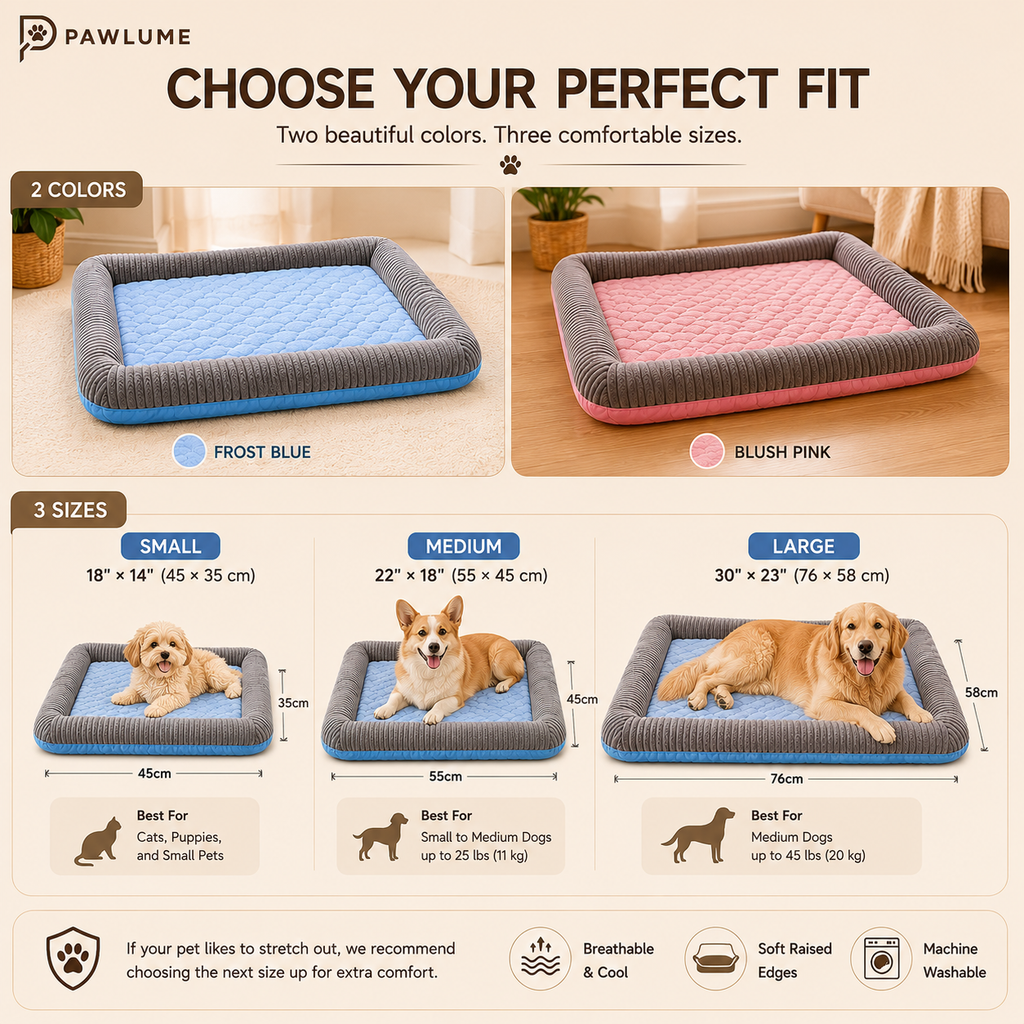 Pawlume ChillNest Cooling Pet Bed